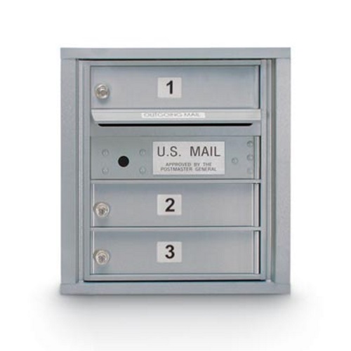 CAD Drawings American Postal Manufacturing Co. 3 Door Standard 4C Mailbox